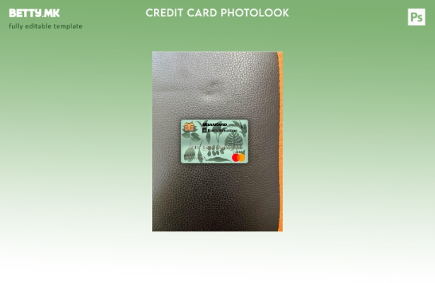 Модерен стил Еквадор Банко Боливарино мастер картички фото изглед преден шаблон